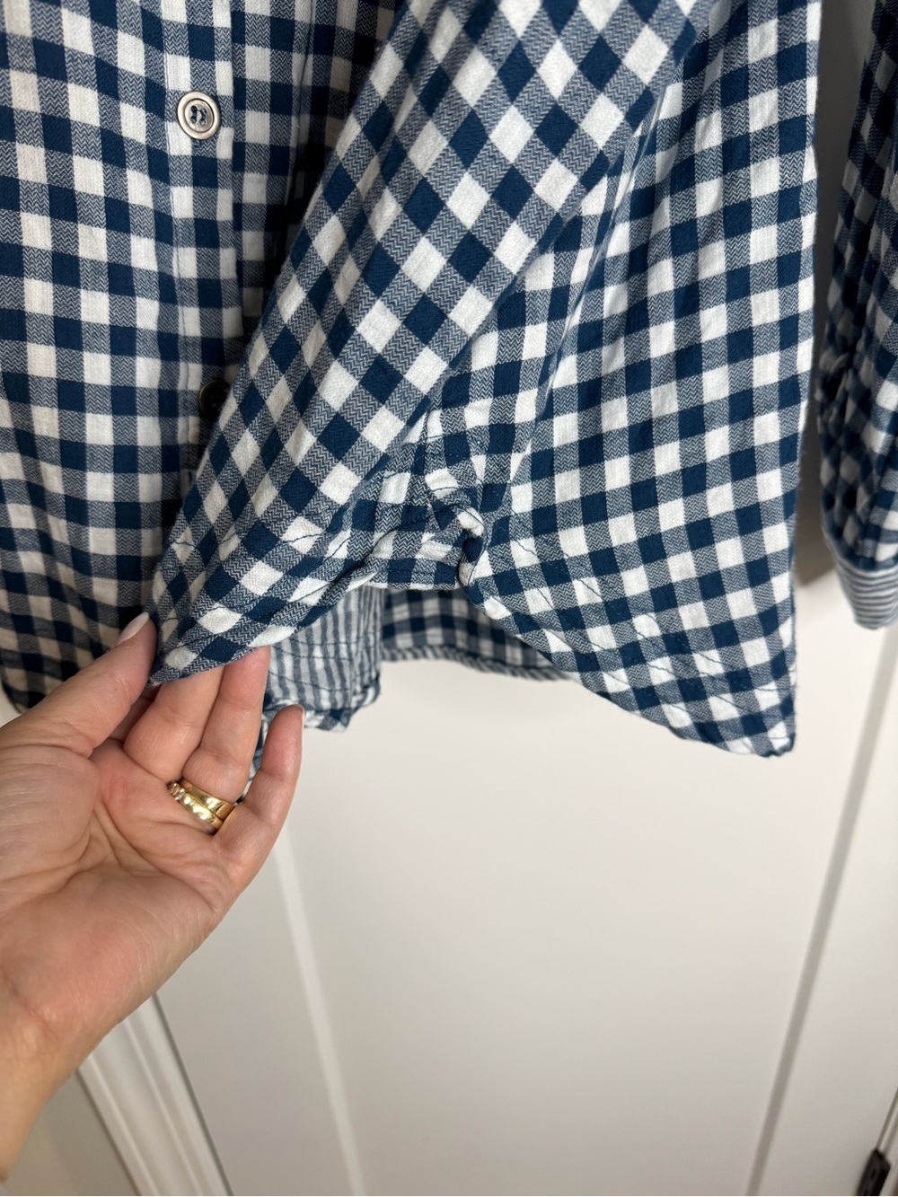 Easel Mixed Pattern Button Down - Picture 7 of 8
